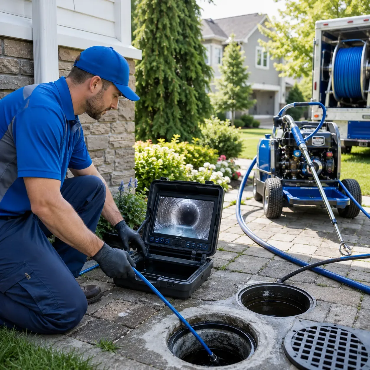 Outdoor drain cleaning professionals serving University Park, TX